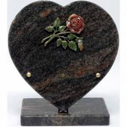 plaque-coeur-sur-socle-bronze-couleur 65.00 €